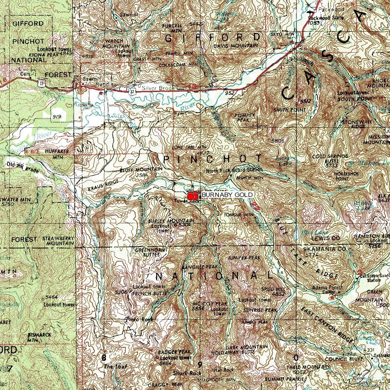 Yellow Jacket Creek Washington Gold Panning / Placer Mine Claim Lewis